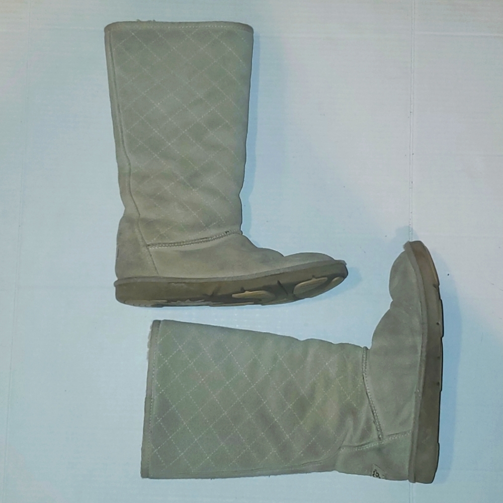 UGG Sand Quilted Mosaic Tall Boots
